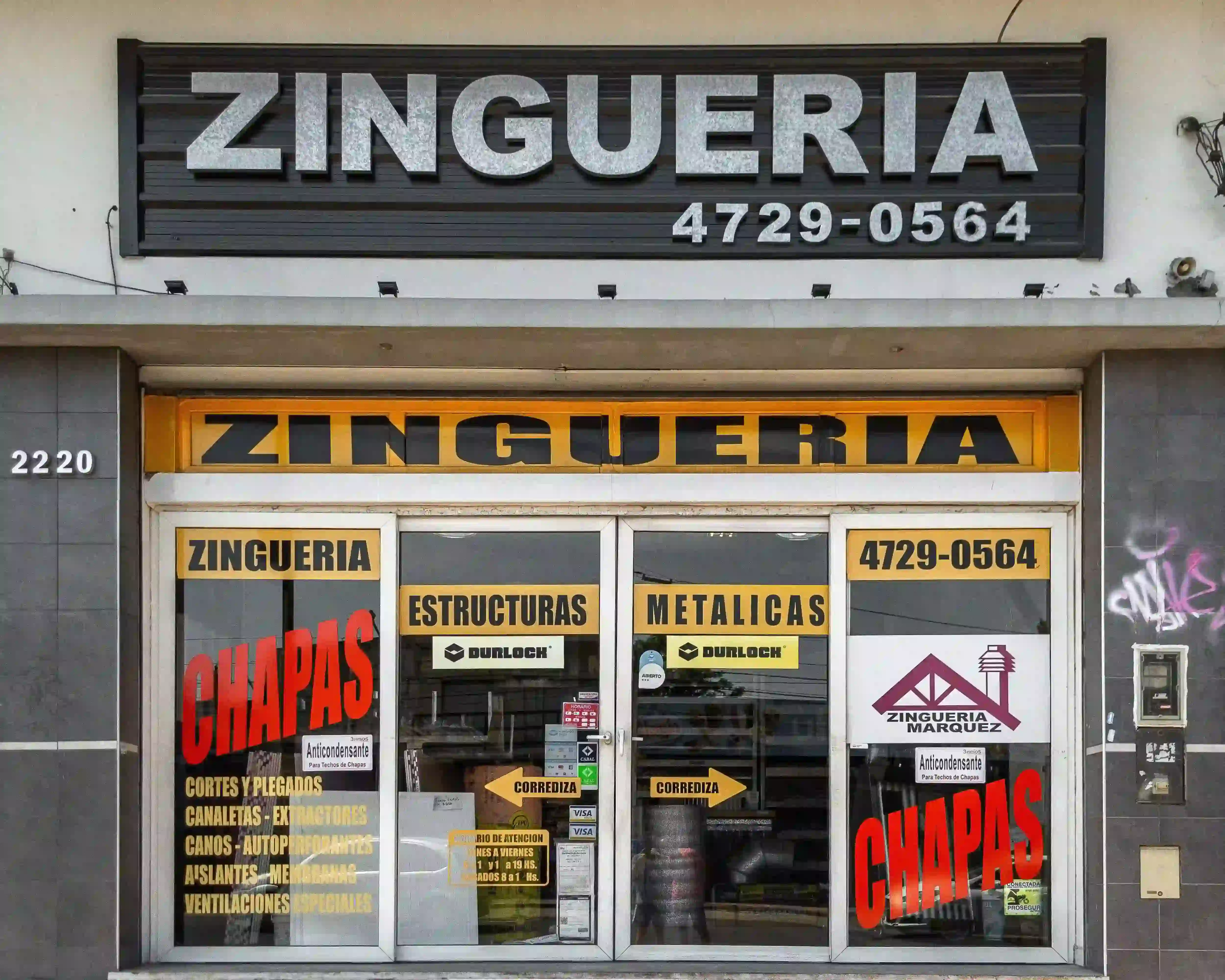 Frente Local Zingueria Marquez